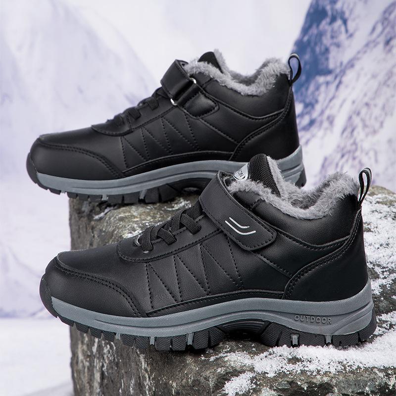 Winter fleece thickened thermal cotton shoes casual outdoor snow boots 35