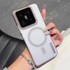 For Xiaomi Mi 15T Pro Case Hard Transparent Magnetic Wireless Charging Protective Back Cover For Xiaomi Mi 15T Mi15 Pro Shell