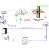 1/2" solenoid reverse valve is used to defrost in air source heat pump or shift primary and secondary condensers in precision AC