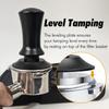 51/53/58mm Calibrated Spring Loaded Espresso Tamper Stainless Steel Barista Coffee Tamper for Portafilter Coffee Machine