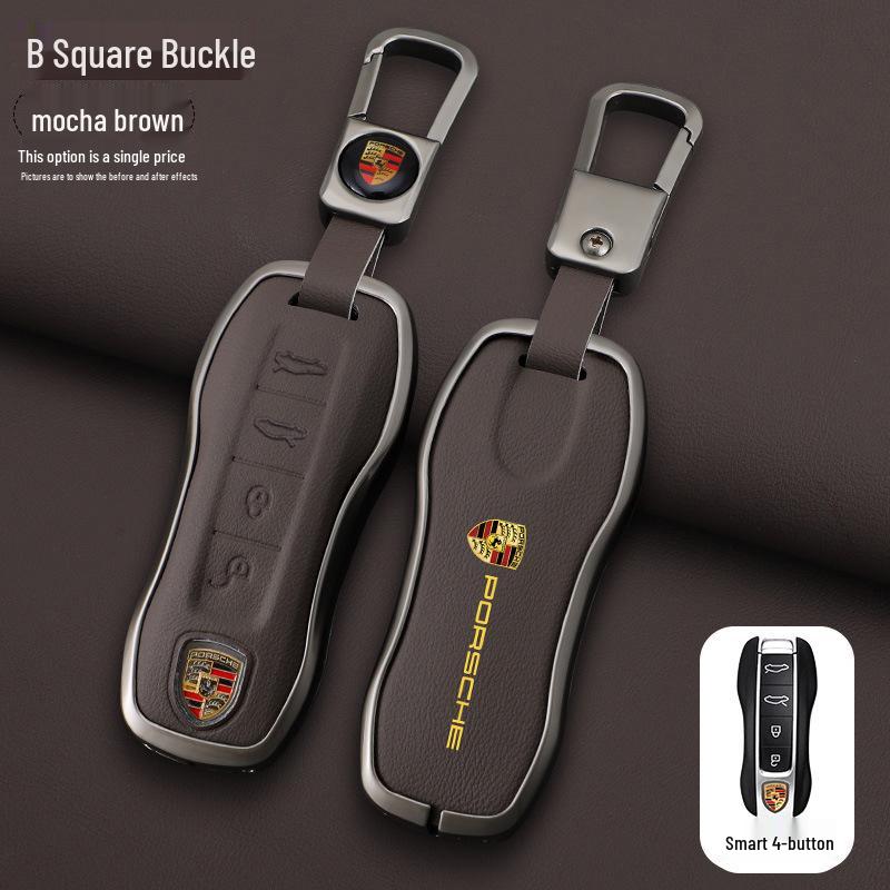 Porsche Key Case for New Macan, Cayenne, Panamera, 911, Maca, 718