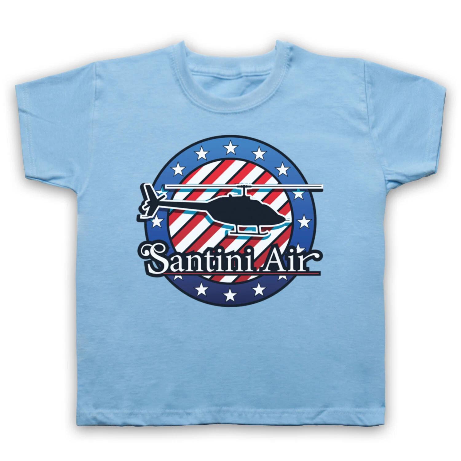 

80 S TV SHOW AIRWOLF SANTINI AIR UNOFFICIAL LOGO RETRO KIDS CHILDREN S T-shirt 100