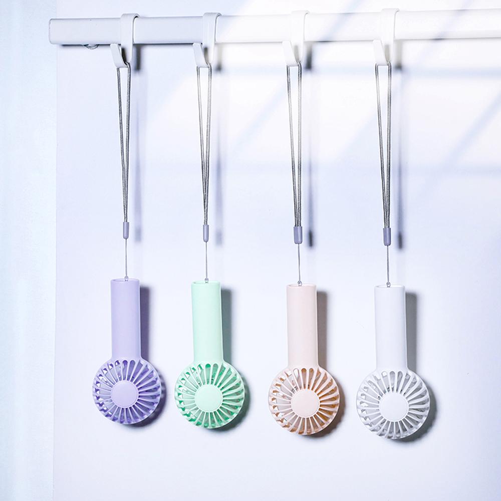 Portable Handheld Fan Small Cooling Fan Outdoor USB Rechargeable Cooler Cordless Fan Summer Camping