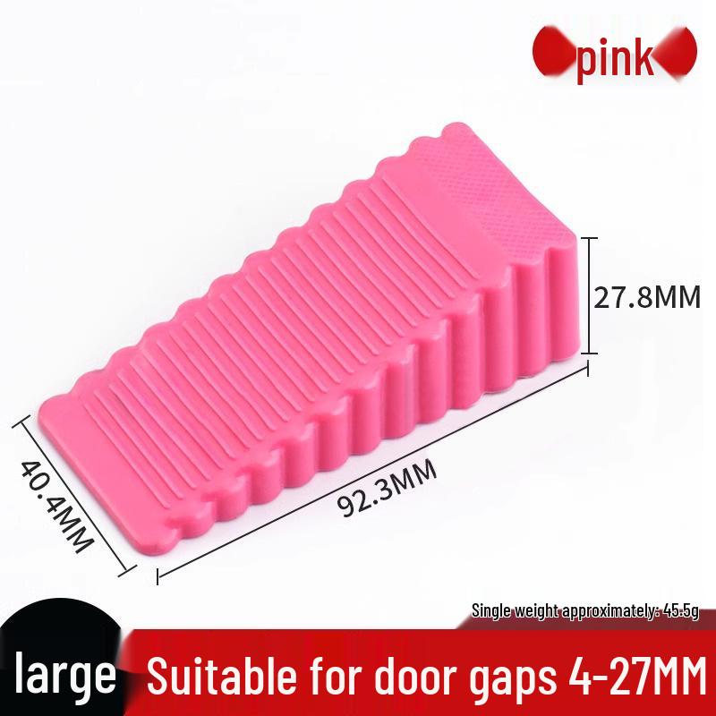 Windproof, Punch-Free Anti-Collision Door Stopper - Rubber Safety Stop for Home Doors