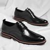 Fashion Handmade Soft Male Oxford Shoes Stylish Casual Business Shoes for Men Leisure Walk Derby Shoes New Arrival Formal Dress Footwear