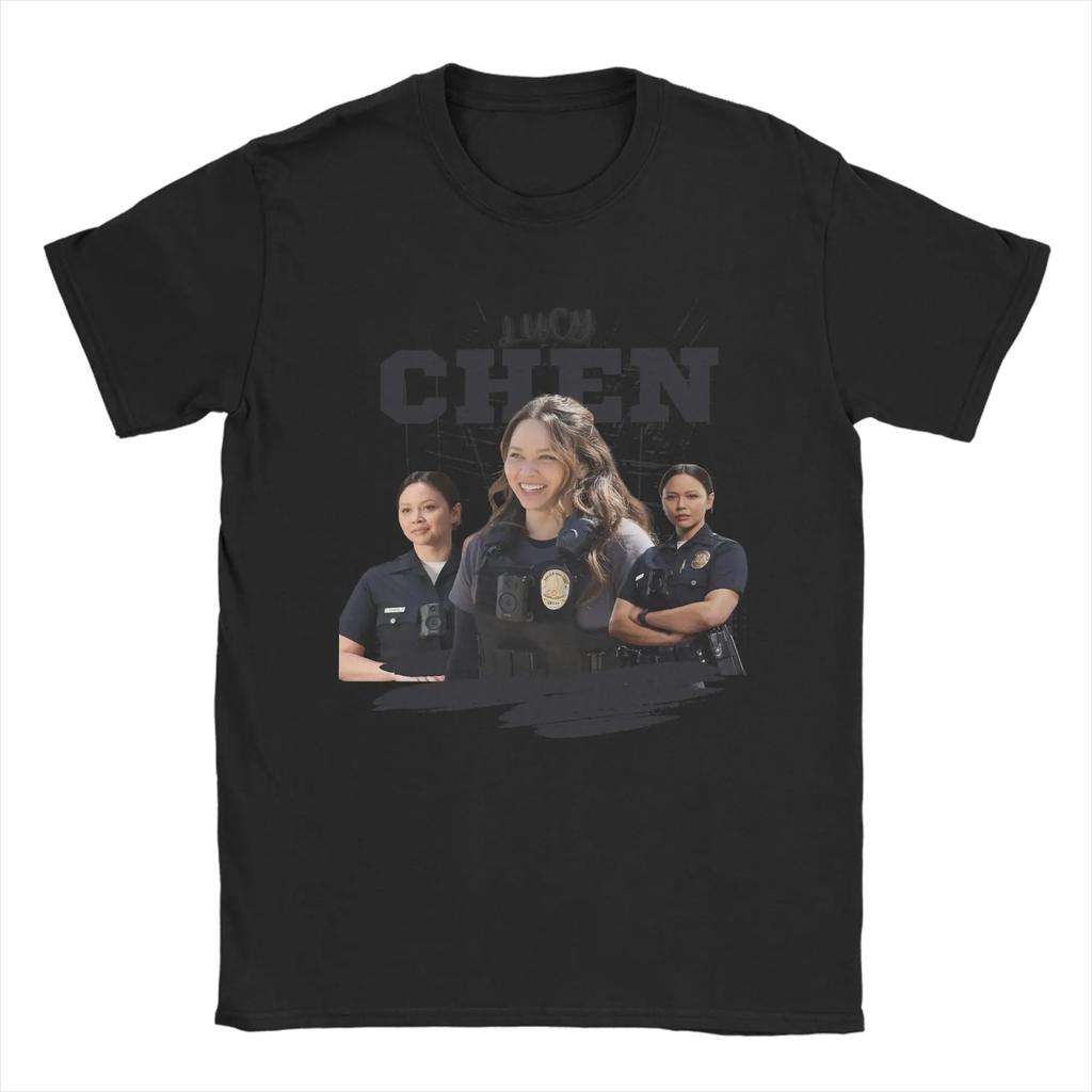 Leisure Lucy Chen Melissa O'Neil The Rookie T-Shirts for Men Cotton T Shirts Short Sleeve Tee Shirt Printing Clothing