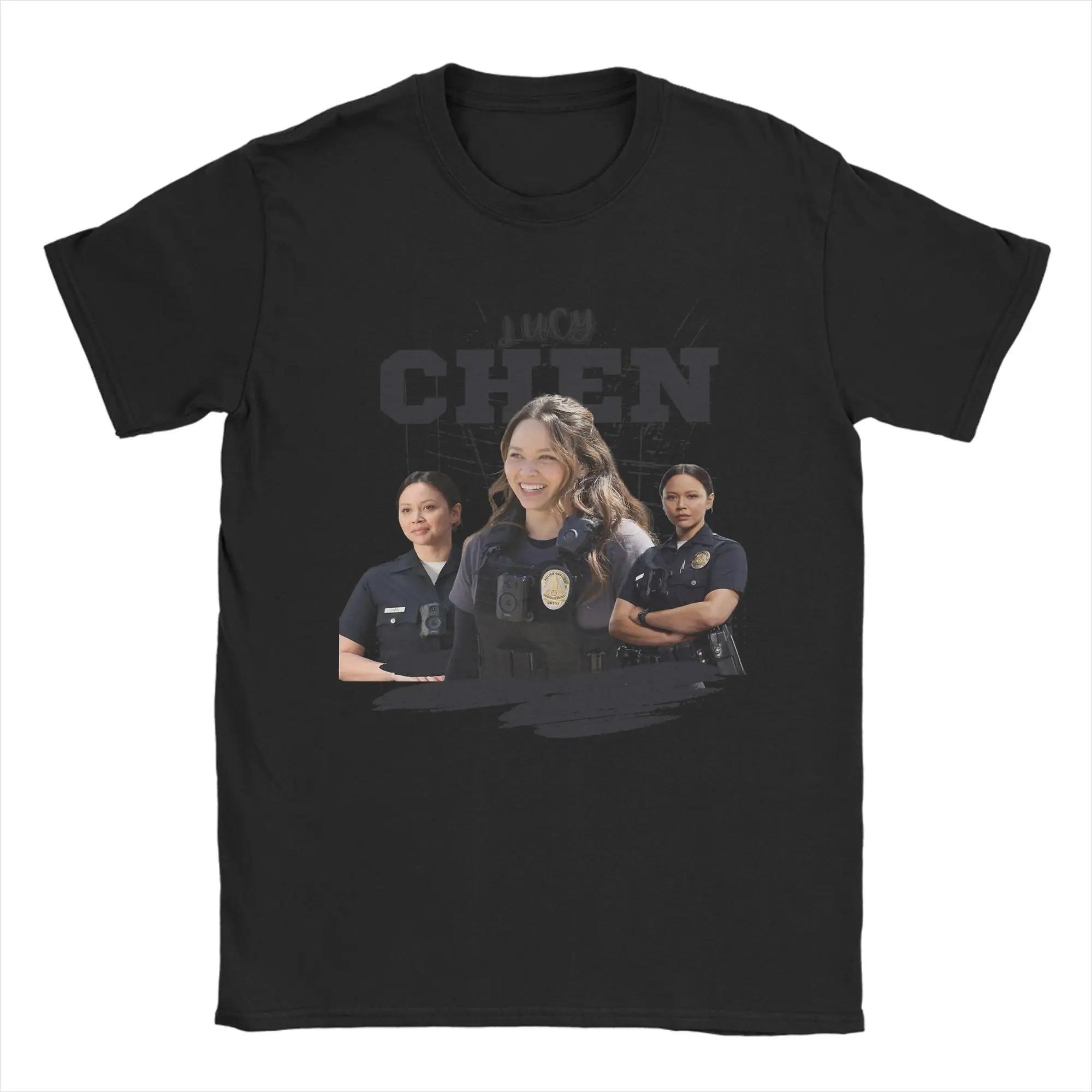 

Leisure Lucy Chen Melissa O Neil The Rookie T-Shirts for Men Cotton T Shirts Short Sleeve Tee Shirt Printing Clothing S