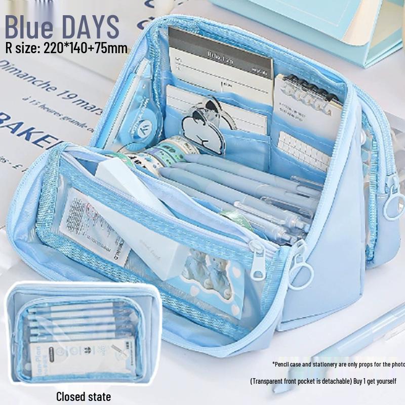 Large Capacity Ita Bag Style Detachable Pencil Case for Students - High-Value 2025 Design