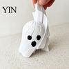 Funny Desk Accessories 3D Printed Articulated Ghost Fidget Toy, Halloween Decor, Flexible Joint Cute Gift Ornament, Stress Relief for Adults Children
