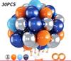 30pcs 10 Inch Multi-color Latex Balloons Set for Birthday Wedding Engagement Anniversary Bachelorette Bridal Shower Decoration