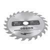 24 Teeth 165mm Circular Saw Blade, Cemented Carbide Cutting Blade with 20mm Bore Diameter, for Wood Cutting Machines, Electric Hand Saws