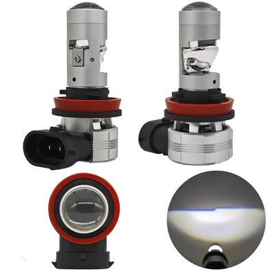 2 Pcs H11 LED Bulbs 12-24V CANBUS, for US Lamps, Cut-off Line 2 Pcs. Off Road