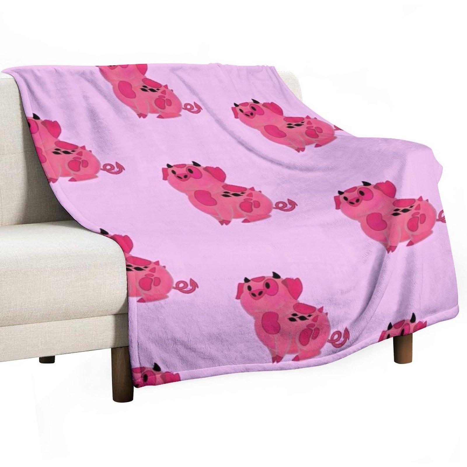 fat nuggets Throw Blanket Large valentine gift ideas For Sofa Thin halloween Blankets 30x40in