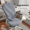 4 Stück/Set Jacquard Bürostuhlbezug Dehnbar Schmutzabweisend Computer-Sesselbezüge Rutschfester Stuhl-Sitzbezug Möbel-Staubschutzhüllen