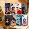 Actress Emilia Clarke Phone Case For iPhone17 16 15 14 13 12 11 Pro Max Plus,5G Soft Black Case