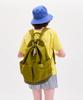 Hello Sunrise Hs Canvas Duffle Backpack_Olive Green & Khaki