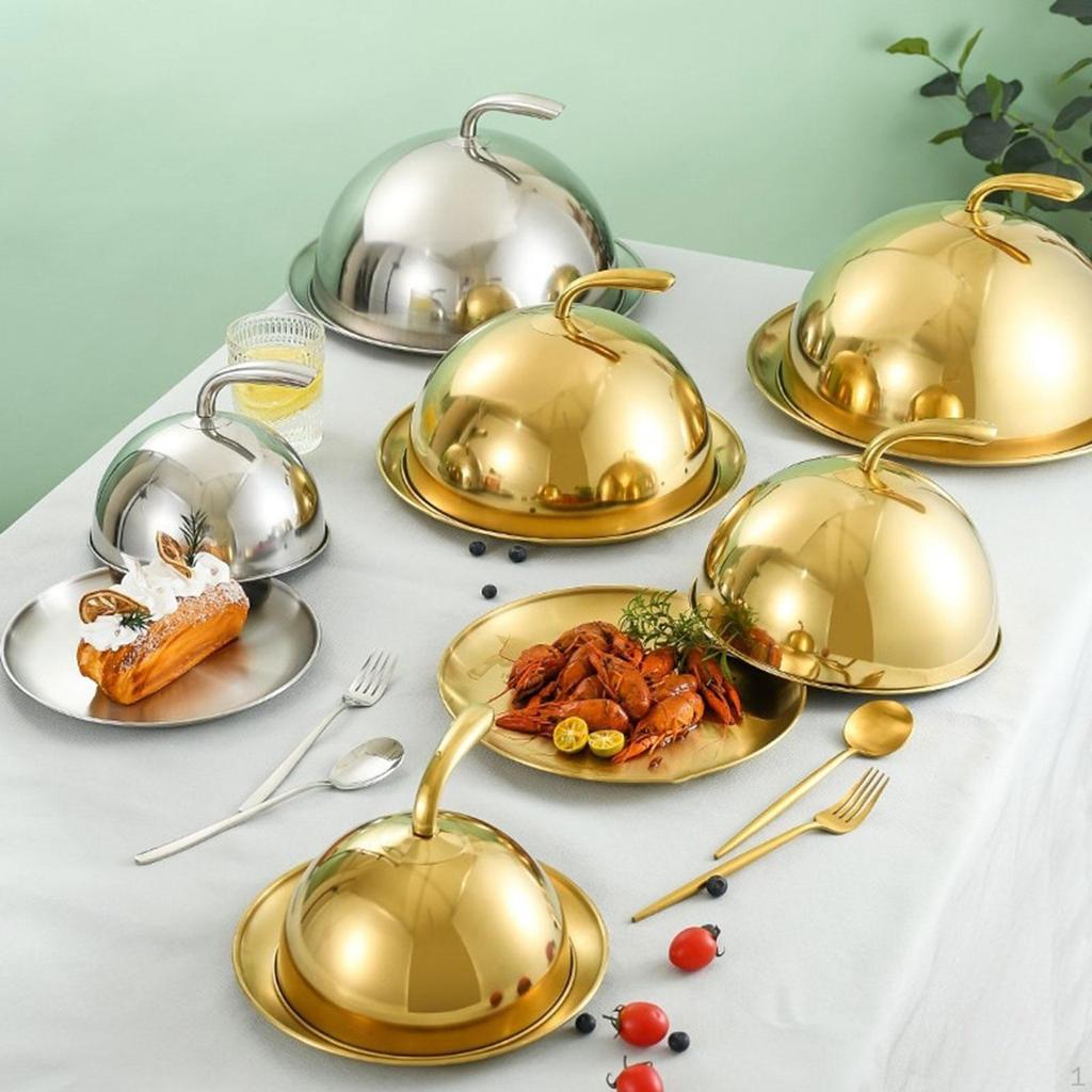 Food Cover in Stainless Steel for Serving Plate And Dish Protection