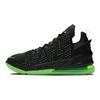 Nike LeBron 18 Dunkman Unisex Sneakers Black Electric-Green CQ9283-005
