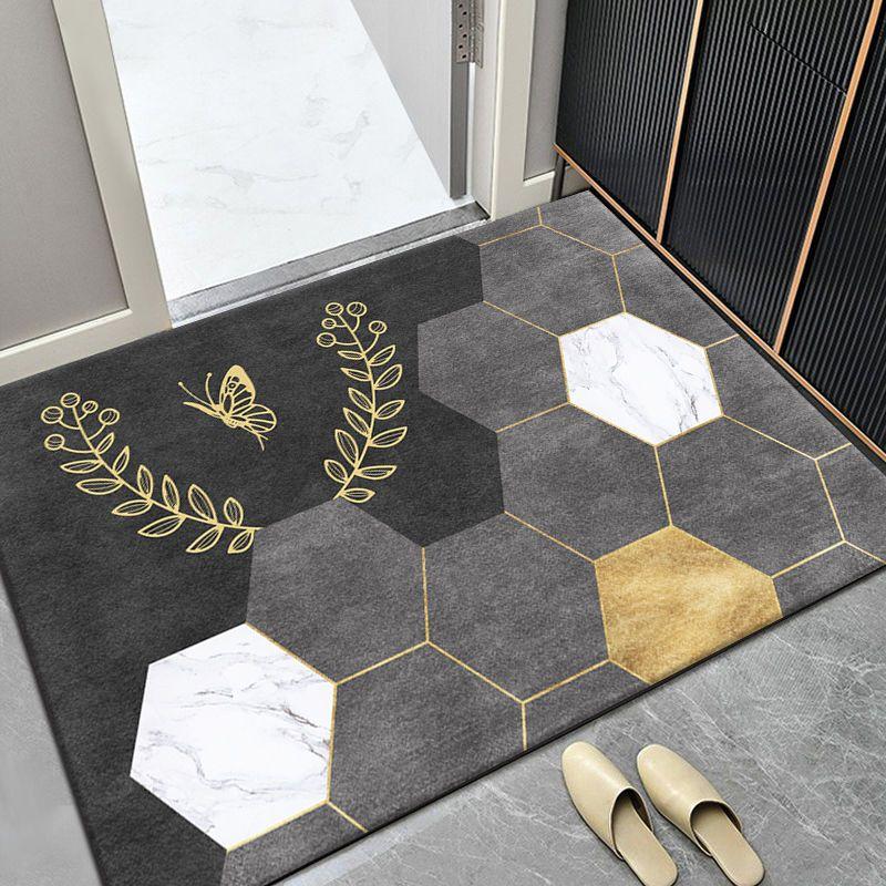 Floor Mat Simple Modern Doormat Durable Anti-slip Household Entrance Bathroom Universal Decoration Water-proof New Carpet Ins