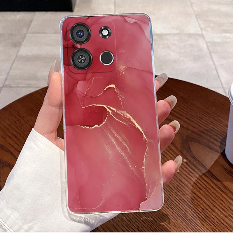 For Itel A05s A663LC Case Clear Luxury Cute Love Rabbit Funny Cartoon Pattern TPU Soft Silicone Phone Case Itel A05s Back Cover