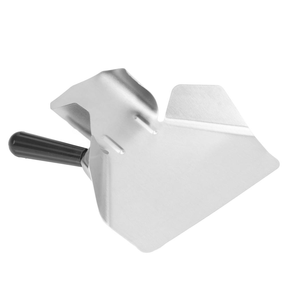 French Fry Bagger Food Grade Stainless Steel Flexible Bakelite Handle Multifunction Popcorn Bagger for Chips Popcorn