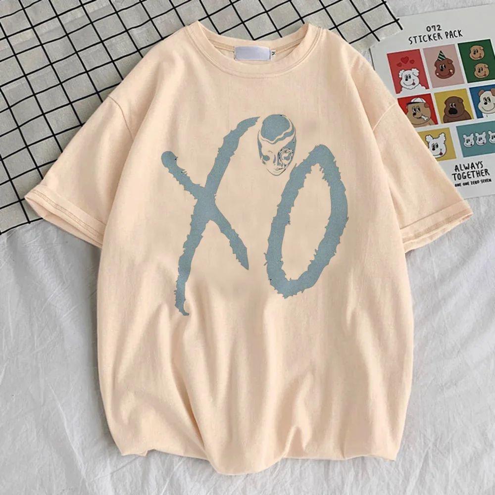 Y2K Vintage Hip Hop Tops Punk Colorful Harajuku T-shirt The Weeknd Cotton T Shirt Men's Women T Shirts Unisex