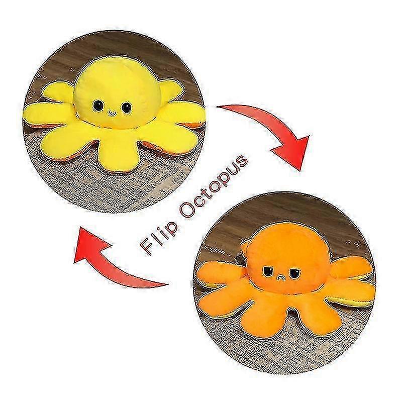 2026 Reversible Octopus Stuffed Animal, Large Plush Octopus Cushion Pillow Toys