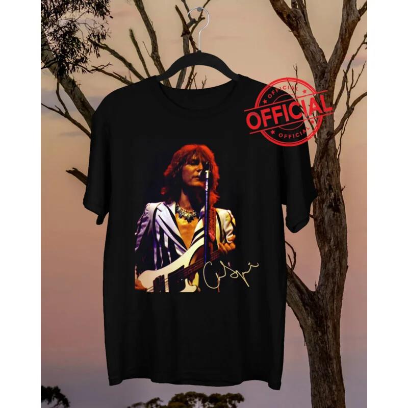 Chris Squire YES Bassist Gift For Fan Black All Size Shirt XL