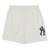 MLB New York Yankees SS26 Elastic Waist Retro Solid Color Comfortable Casual Shorts Unisex Shorts 3ASPB1063-50IVS