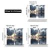 Set Of 2 Lighthouse Curtains Dark Clouds Reflection Atlantic Weather Shadow Bedroom Living Room Dining Curtain For Sitting Made Polyester