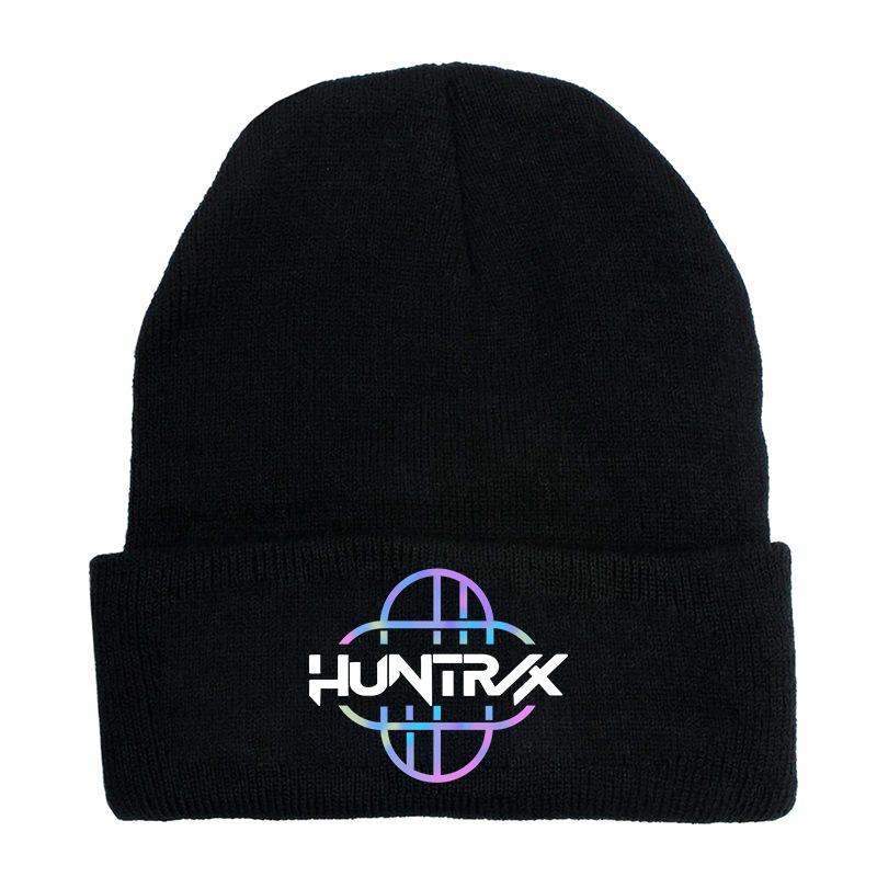 Peripheral Knitted Hat Curled Wool Hat Printed Doudou Hat Outdoor Cold Hat Adult