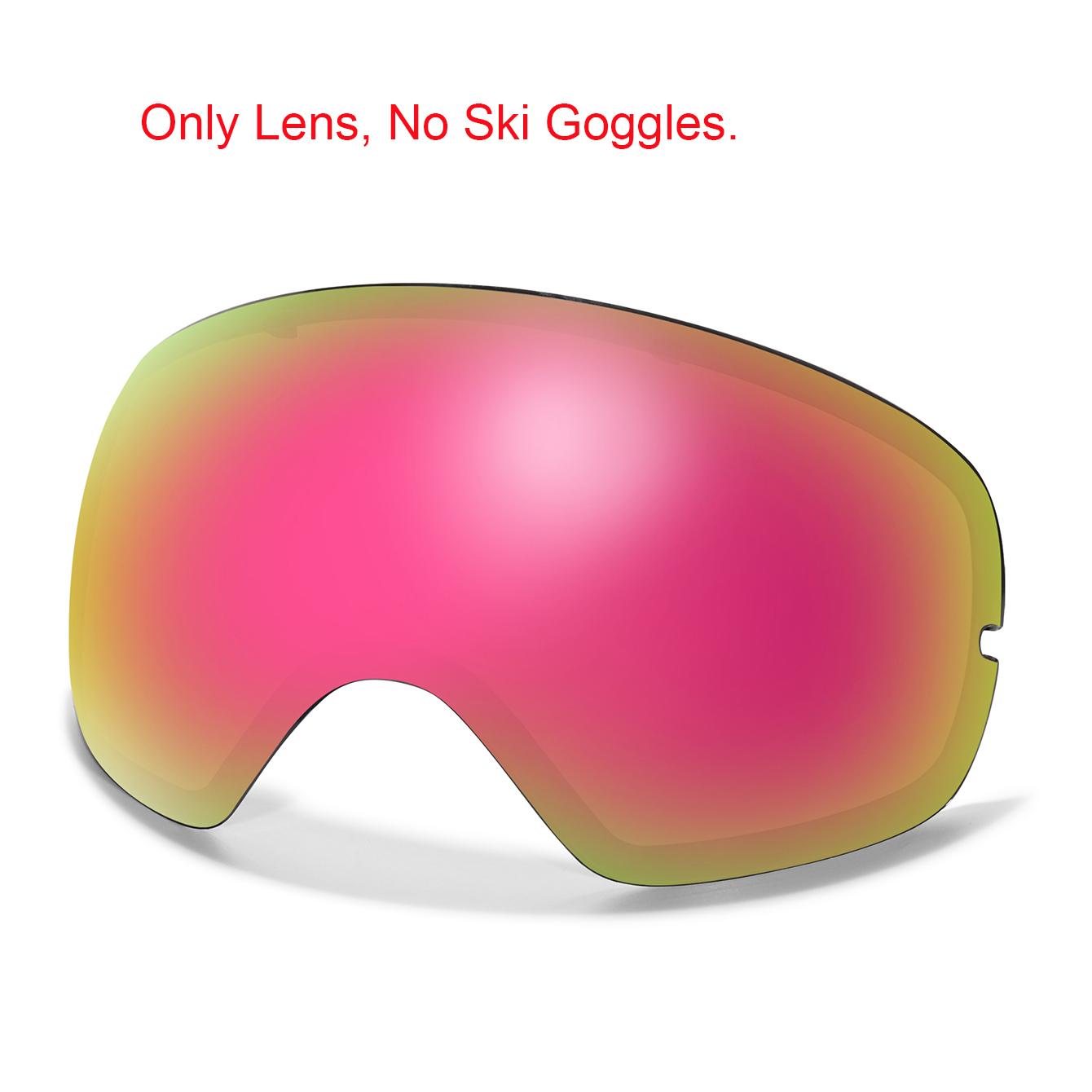 

Outdoor Use Sports Snowboard SKI Goggles Anti-Fog UV400 Snowmobile Ski Mask Men for Women Cycling Eyeglasses Replacement Lens Christmas