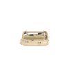 Gold  Metal Closure Box Clutch Bag Women Evening Wedding Party Cute Purse Bag Handbags Silver  Spring  Fashion