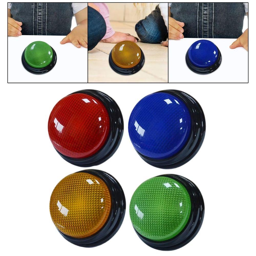 Answering Game Buzzer Lights & Sounds Buzz Buttons Home Family Answer Buzzers Kids or Adults