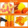 Multicultural Marigold Garland for Indian Weddings, Diwali, Ramadan, Day of the Dead, and Mexican Celebrations