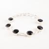 Black Onyx Gemstone 925 Solid Silver Jewelry Handmade Bracelet Anniversary Gift RB-14-17