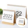 Coil Standing Monthly Planner Wirebound Simple Design Daily Schedule Supplies English Language