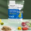 CHAHUA Food-Grade Elastic Fresh-Keeping Covers, 200 Pcs