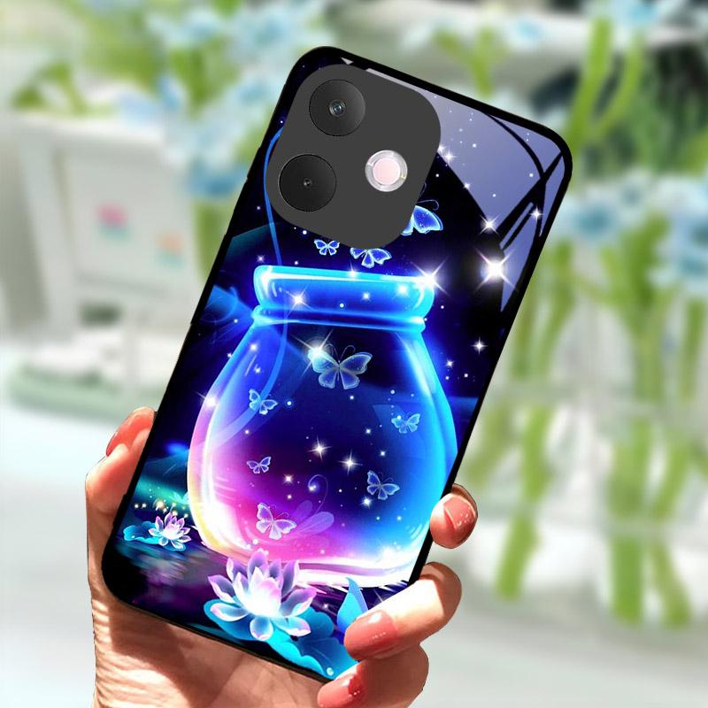 Husă Telefon Pentru OPPO A5 Pro 5G A5Pro Anti-cădere Protecție Cameră Spate Sticlă Călită Pentru OPPO A 5 Pro CPH2695 Fundas