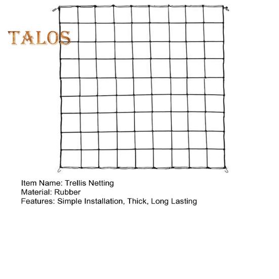 Решетчатая сетка Scrog Net с 4 крючками Простая установка Огуречная садоводство — фото 8