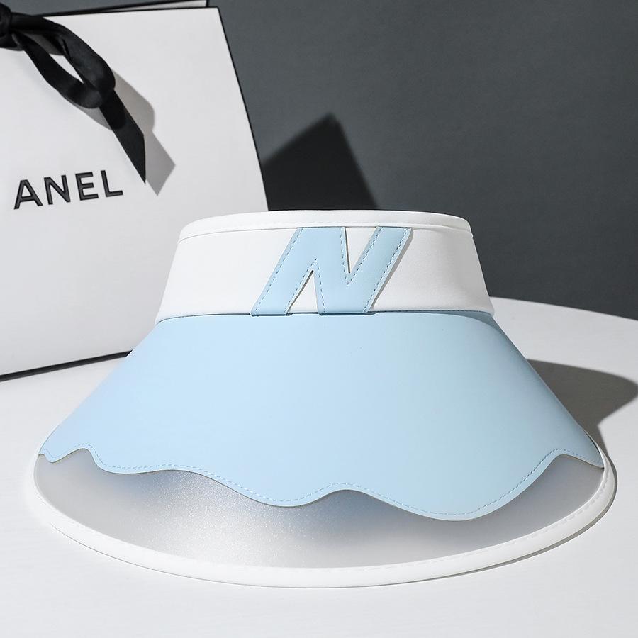 Hat Style Versatile Fashionable Ventilate Womens Wide Brimmed Sun Hatscaps