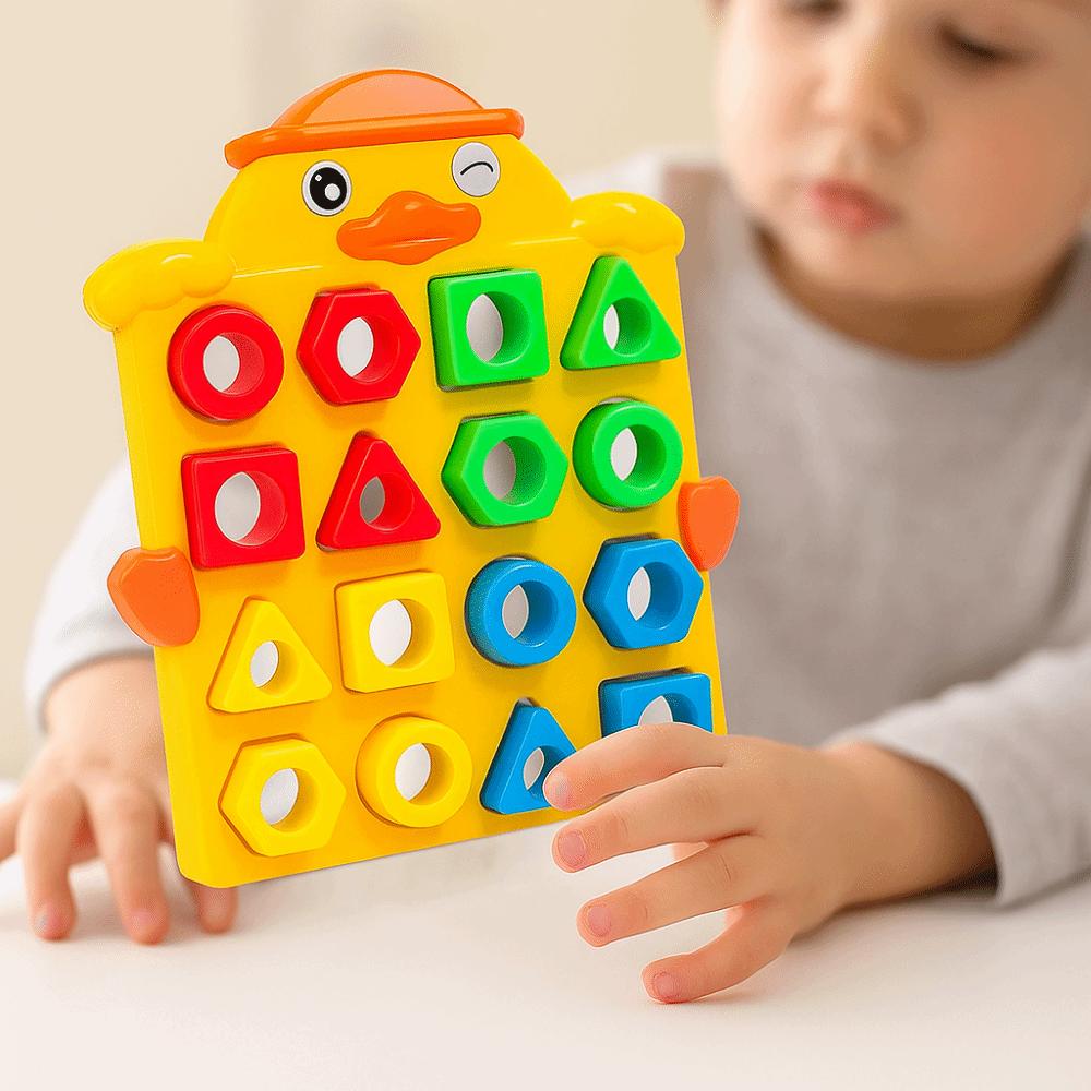 Pattern Cognitive Geometry Shape Matching Toy Montessori Color Recognition Toys  Thinking Training