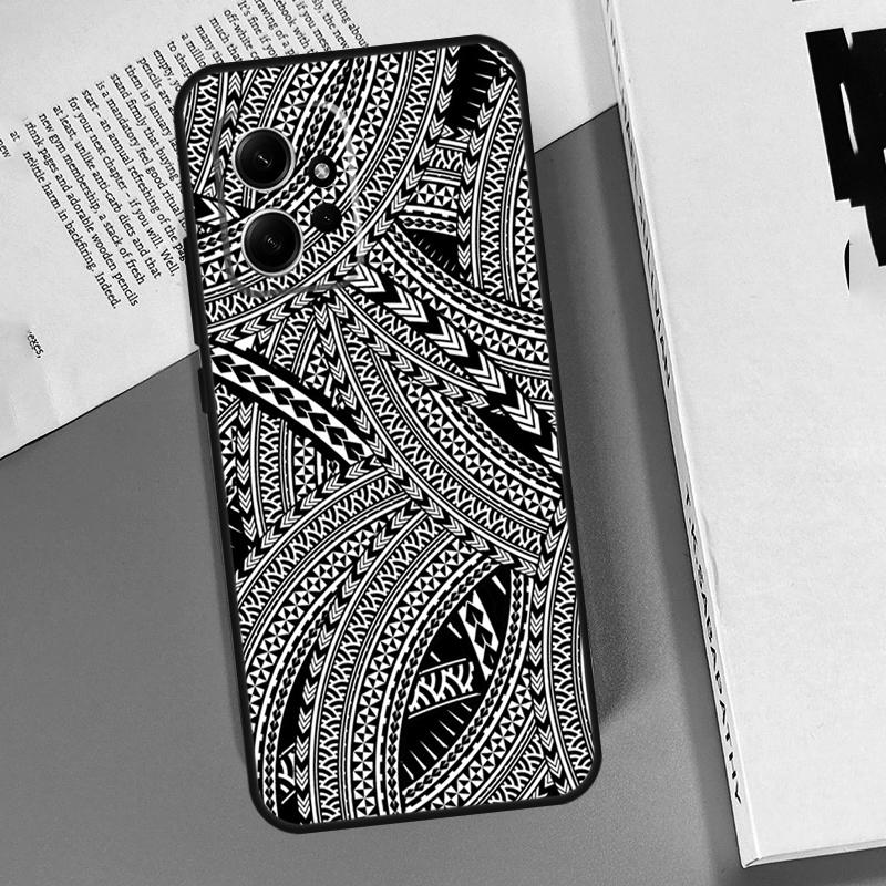 Polynesian Pattern Design Case For Xiaomi Redmi Note 14 Pro 10 11 12 13 15 Pro Cover For Redmi 15 13C 12C 10C 14C 15C