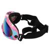 Dog Sunglasses Dog Goggles Pet Glasses UV Protection Winproof for Dogs Eyes Protection Red Lens Pink Blue Frame