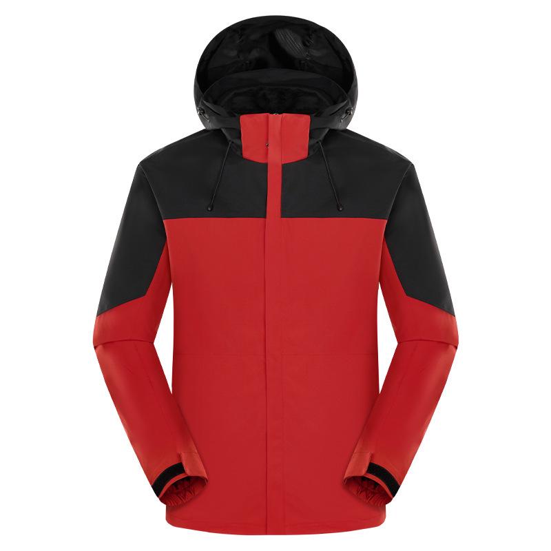 3-in-1 Windproof Waterproof Mountaineering Jacket for Couples with Detachable Liner 4XL