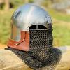 Medieval Viking Chainmail Helmet | Perfect Gift for History Buffs and Armor Enthusiasts | Barbute Chainmail Helmet | Best Gift