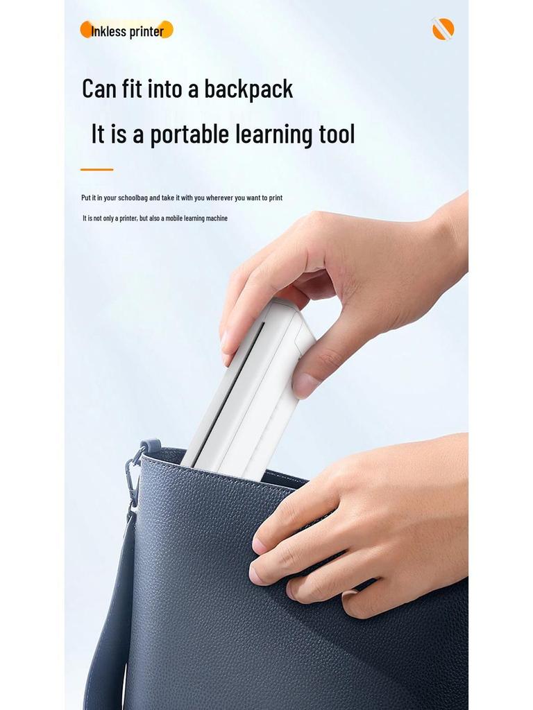 A4 Portable Inkless Thermal Printer for Home and Test Papers