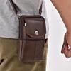 Men’s Cowhide Crossbody & Waist Phone Bag with ID Holder