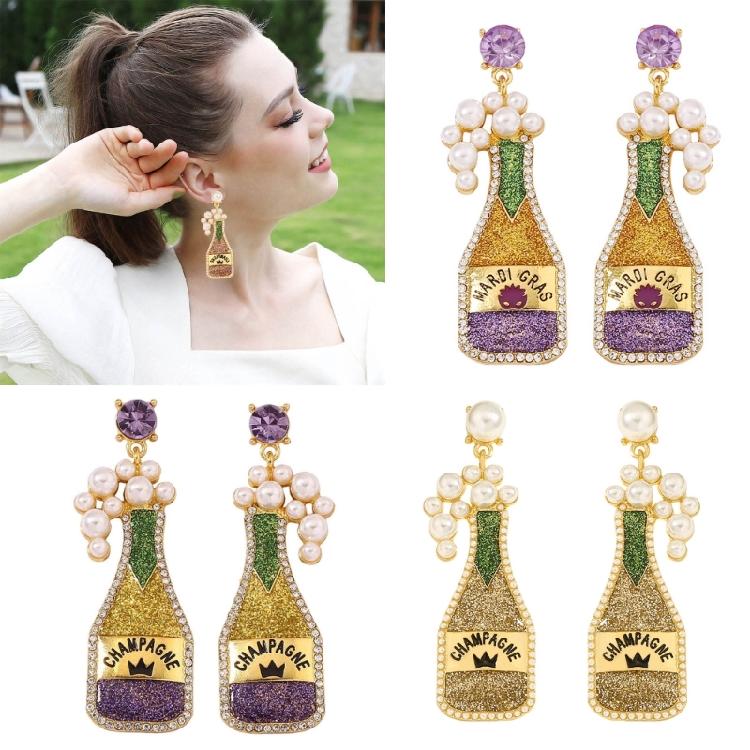 Chic Festivals Champagne Earrings,Stud Earrings Sophistications Fashion Jewelry