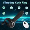 Vibrator für Paare, kabellos, Prostata-Massage, Cockring, Verzögerung der Ejakulation, Penisring, G-Punkt, Klitoris-Stimulator, Sexspielzeug für Erwachsene